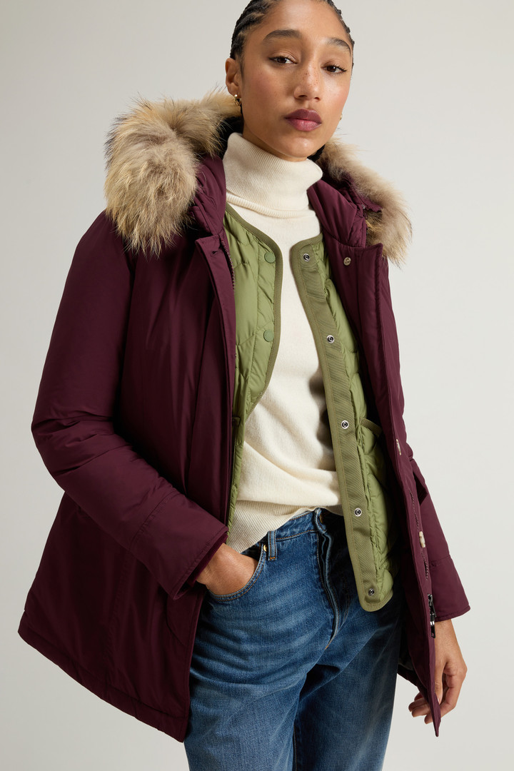 Arctic Parka in Urban Touch with Detachable Fur Purple photo 4 | Woolrich