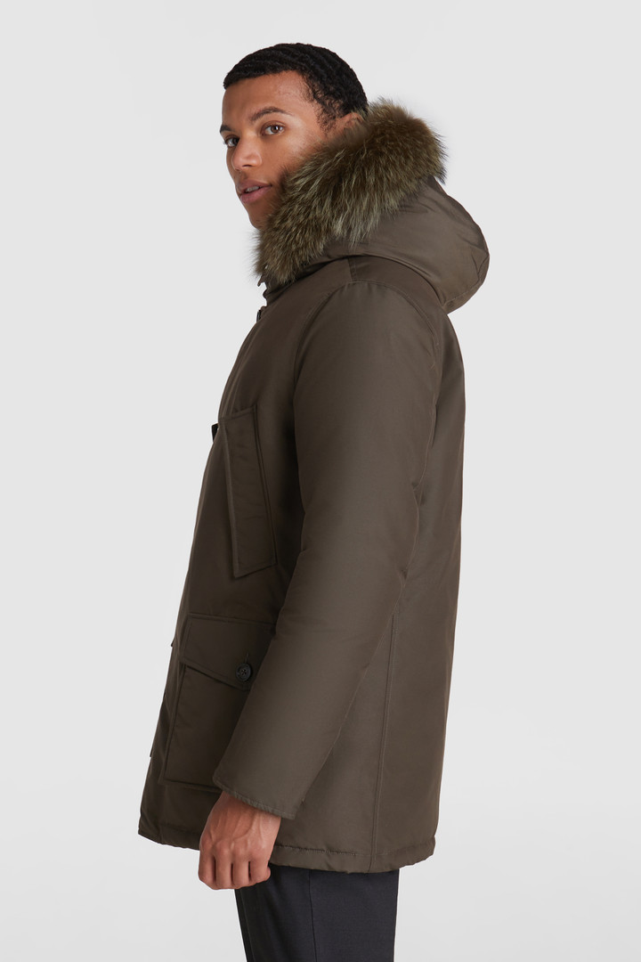 Arctic Parka pelliccia in tinta