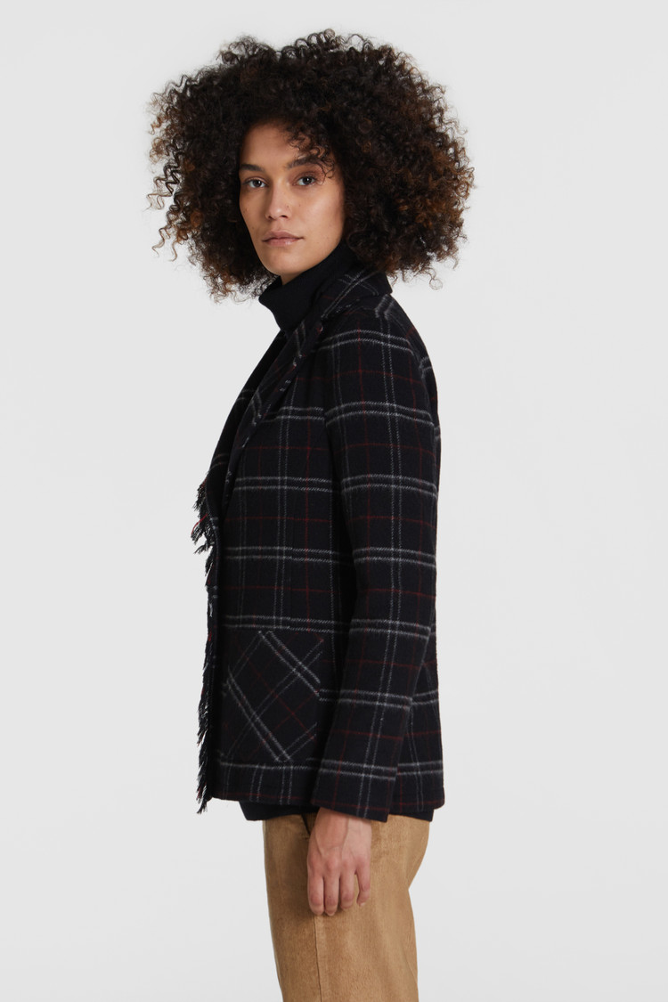 Blazer in lana stretch