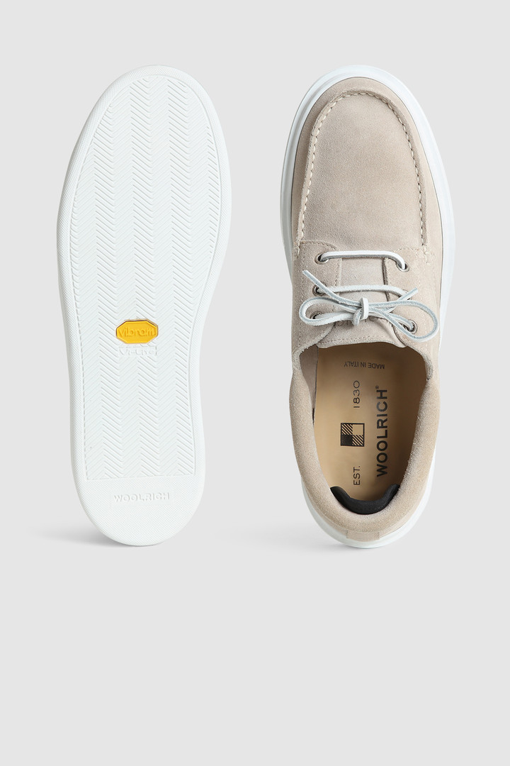 Suede Boat Shoes Beige photo 4 | Woolrich