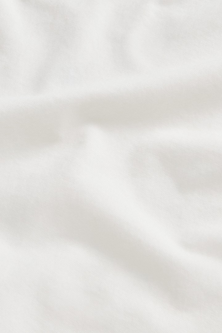 T-Shirt in Pure Cotton with Logo White photo 6 | Woolrich