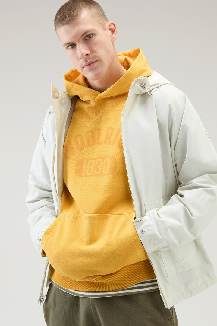 1830 Pure Cotton Hoodie Yellow photo 4 | Woolrich