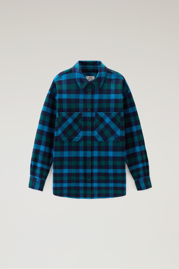 Flannel Check Shirt Green photo 5 | Woolrich