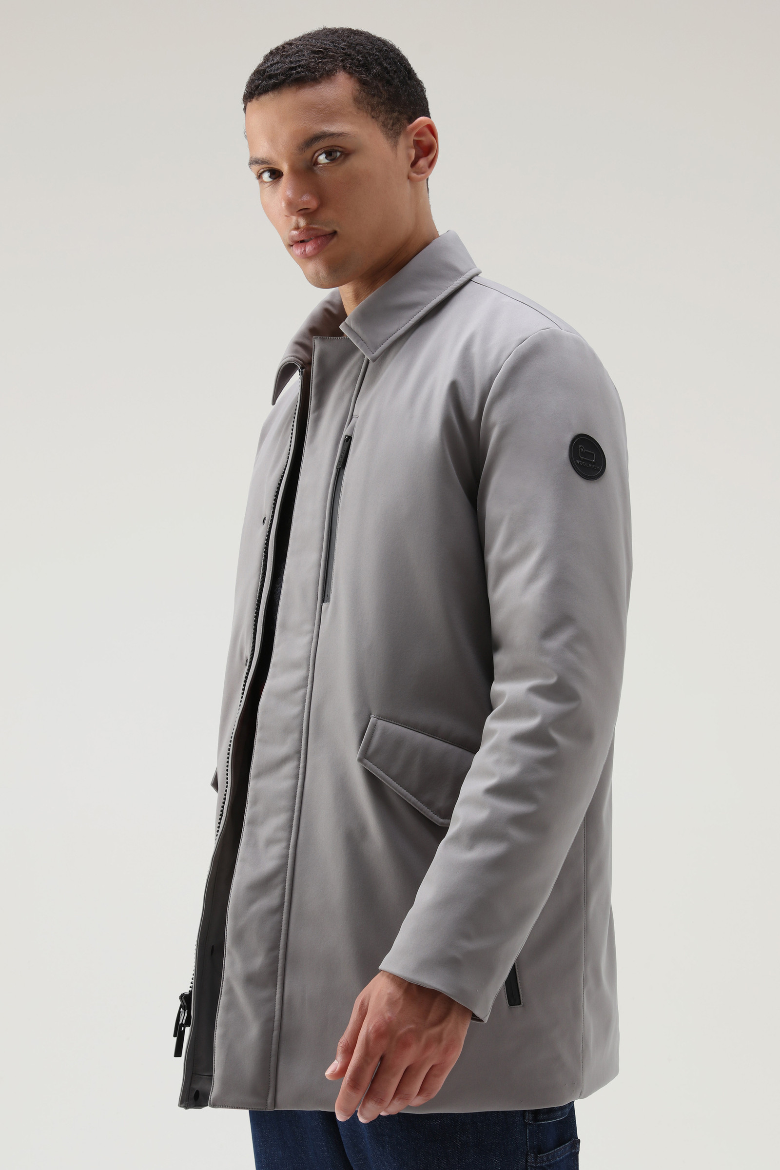 Barrow Mac Softshell Coat Grey photo 3 | Woolrich