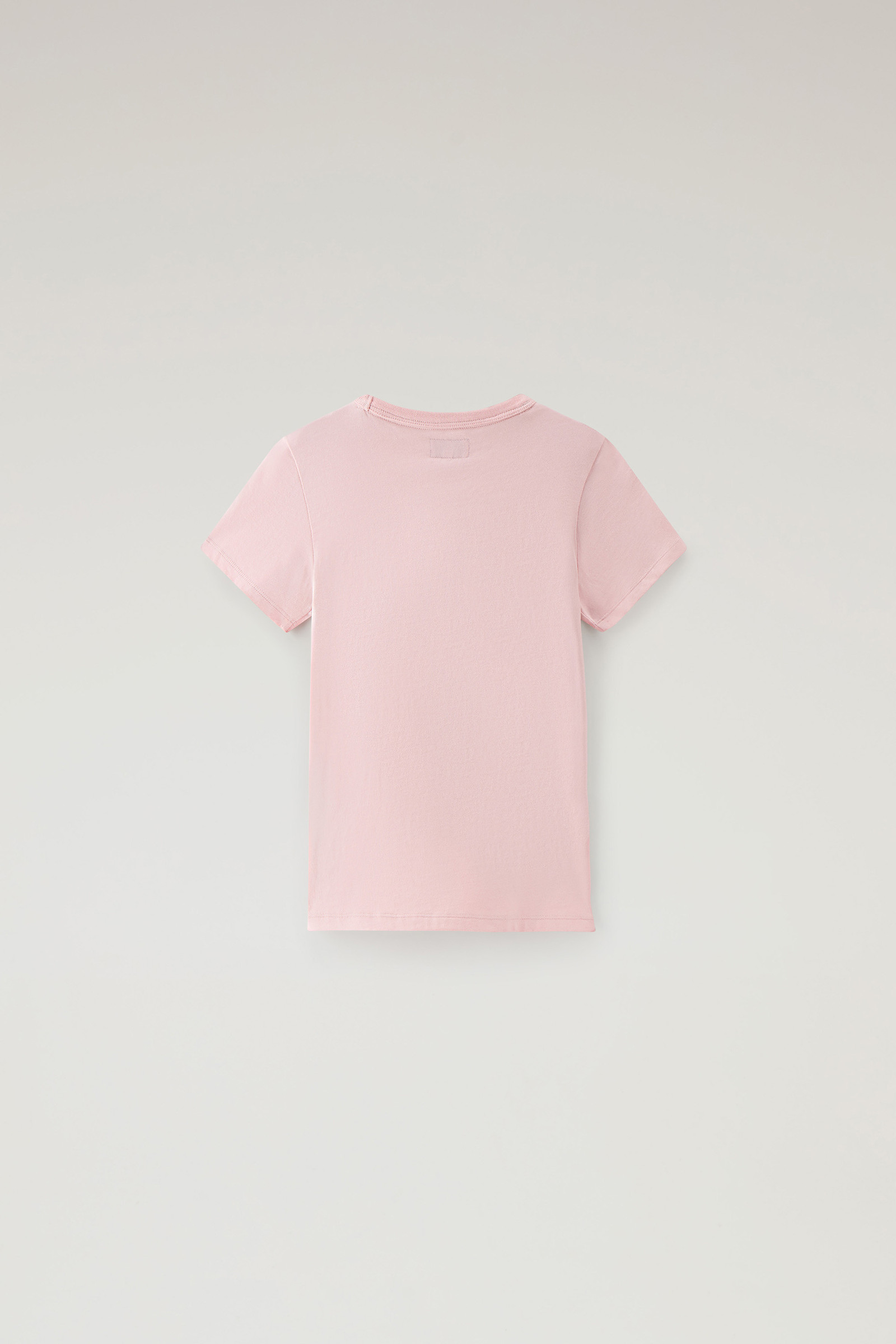 Maglietta da bambina in puro cotone con logo rosa photo 2 | Woolrich