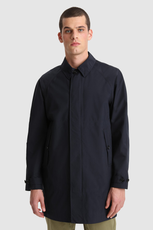 Gore-Tex Ultralight High-Tech Waterproof Coat Blue | Woolrich