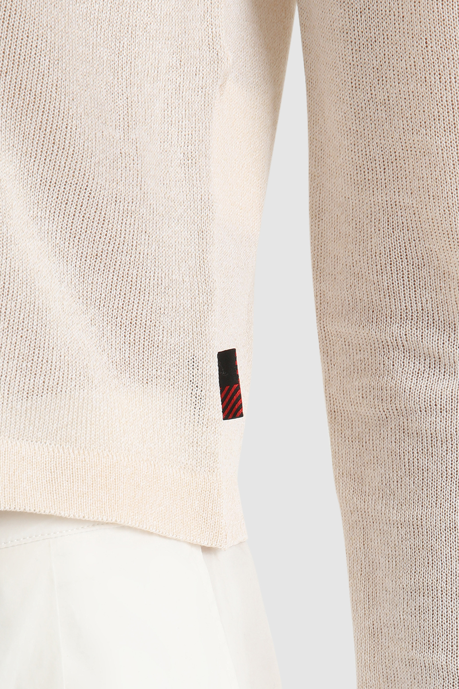 Long-sleeve crew neck
