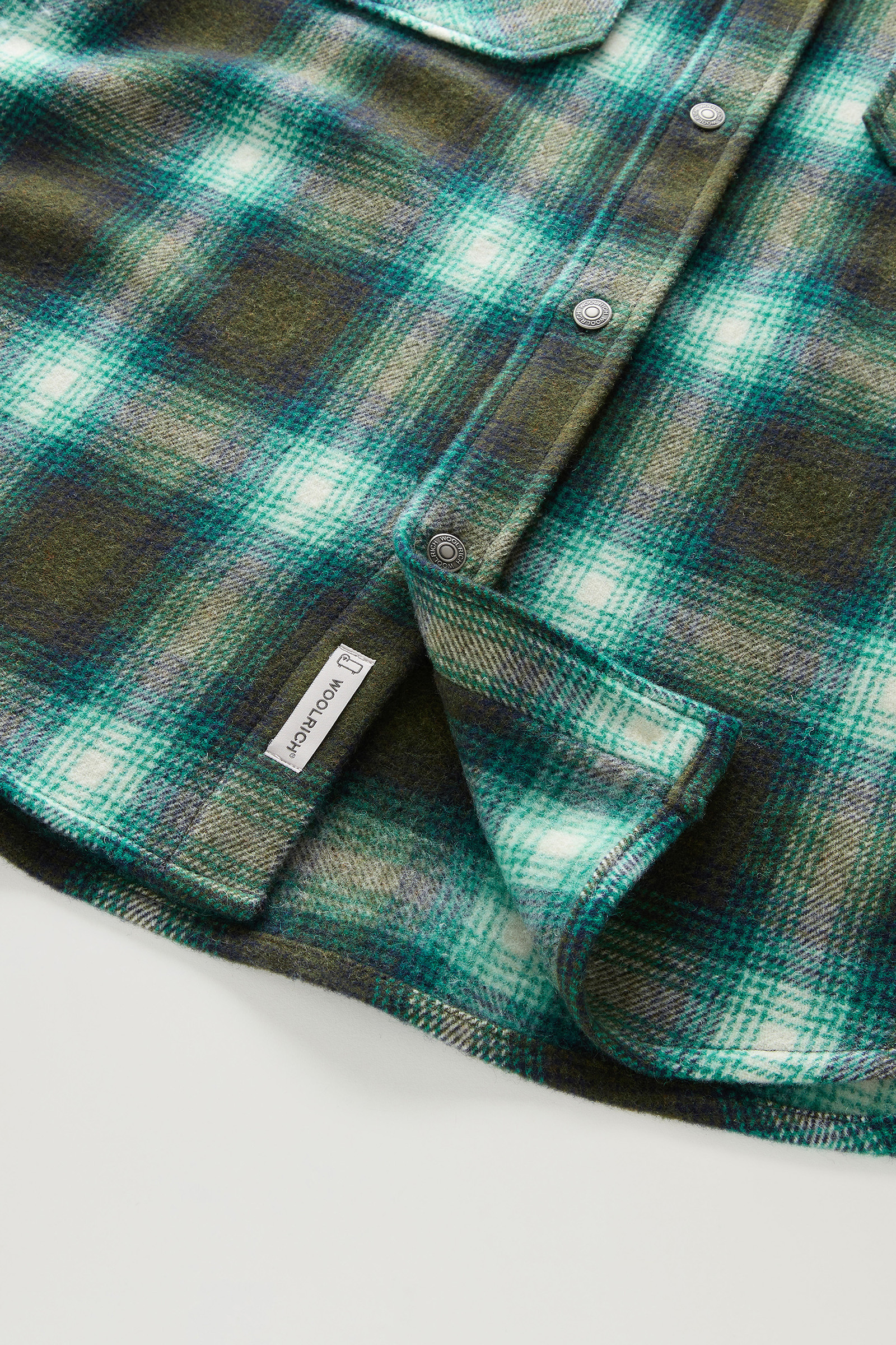 Alaskan Karo-Overshirt aus recycelter italienischer Wollmischung multicolor photo 8 | Woolrich