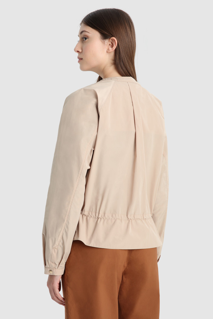 Leichte Bomberjacke City mit Kordelzug Beige photo 3 | Woolrich