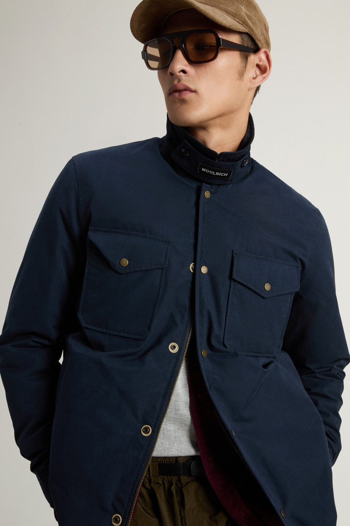 Mountain Cloth Overshirt Blue photo 4 | Woolrich