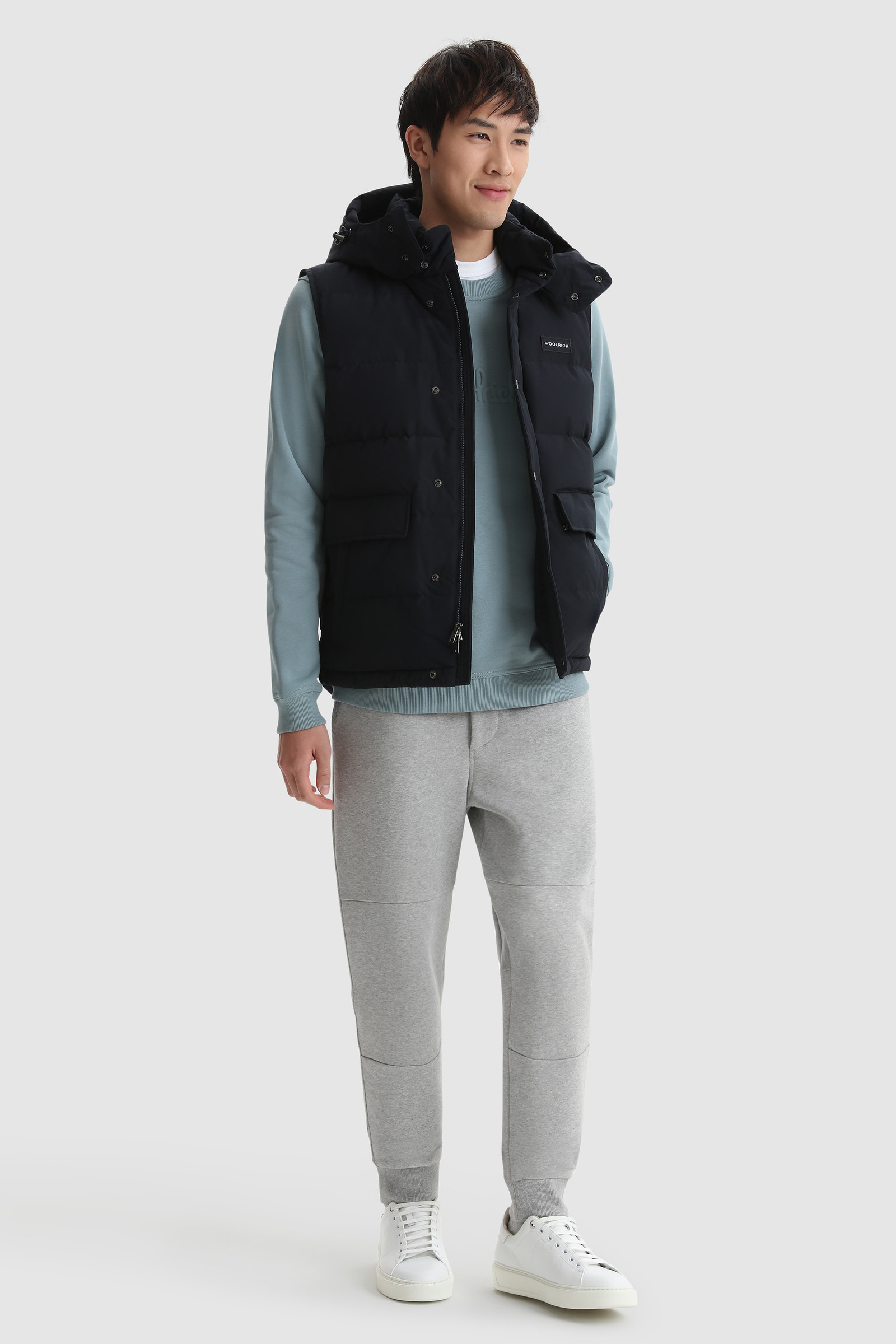 Pantalón Luxe en felpa de algodón cepillado suave