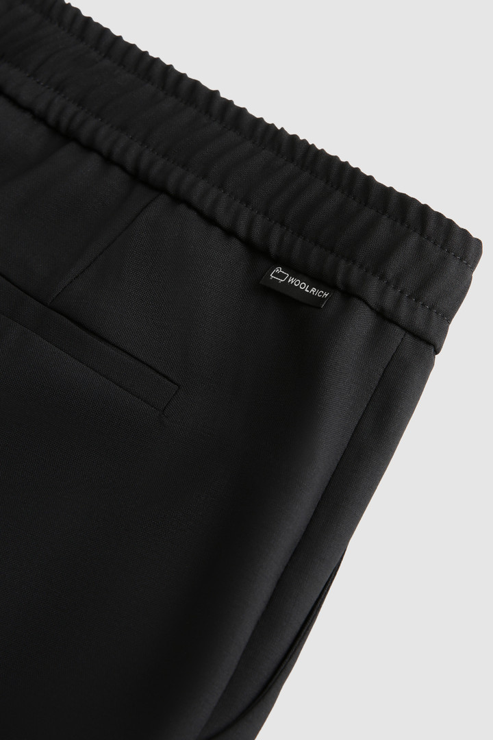 Pantalone stretch in frescolana Merino