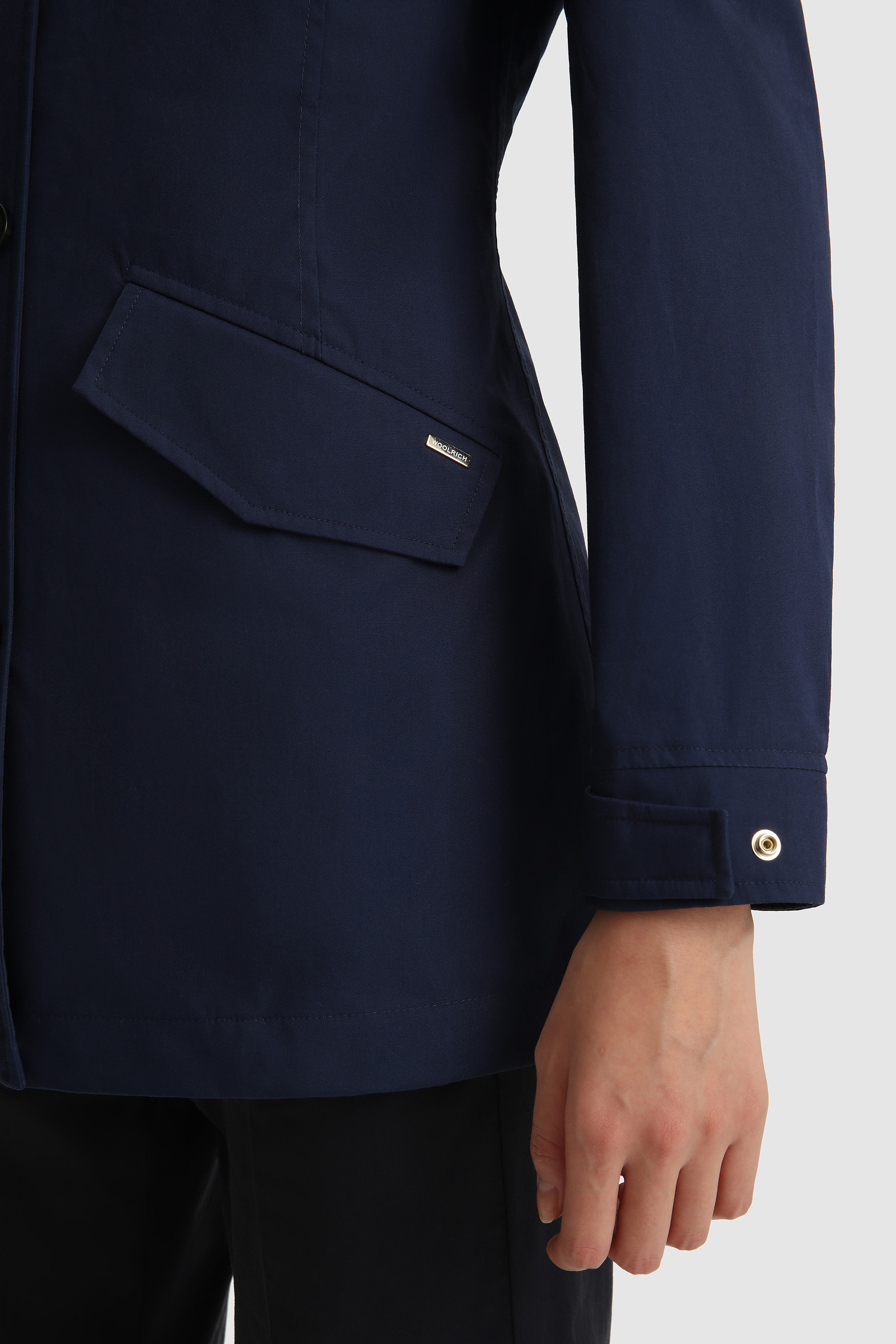 Jessamine Parka in Triple-Layer Cotton Blue photo 6 | Woolrich