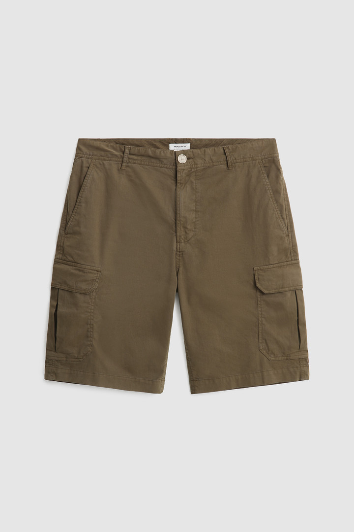 Pantalones cortos Cargo de algodón elástico
