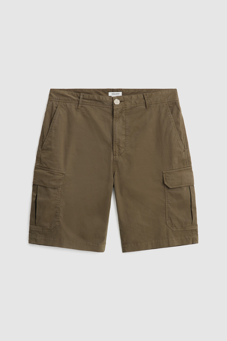 Pantalones cortos Cargo de algodón elástico