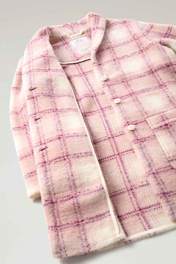Wool Blend Gentry Check Coat Pink photo 5 | Woolrich
