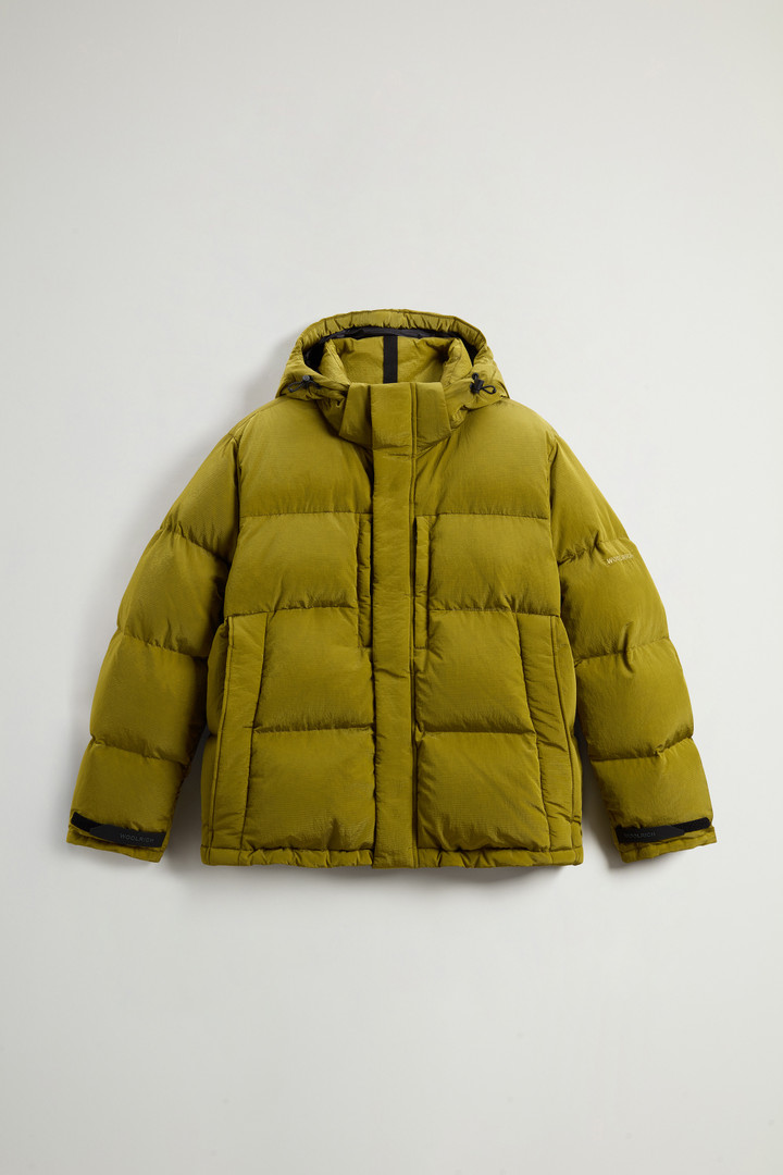 Short Parka in Olmetex Ripstop Nylon by Todd Snyder Yellow photo 6 | Woolrich