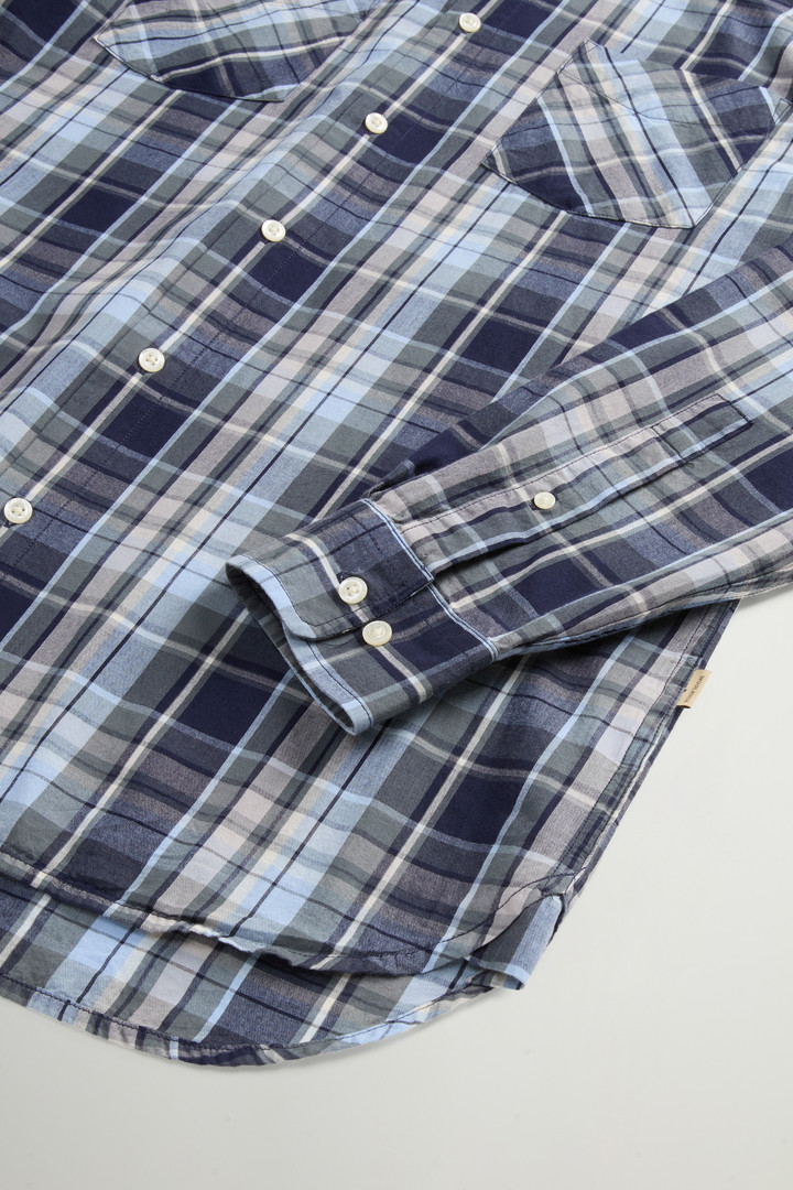 MADRAS SHIRT Blue photo 7 | Woolrich