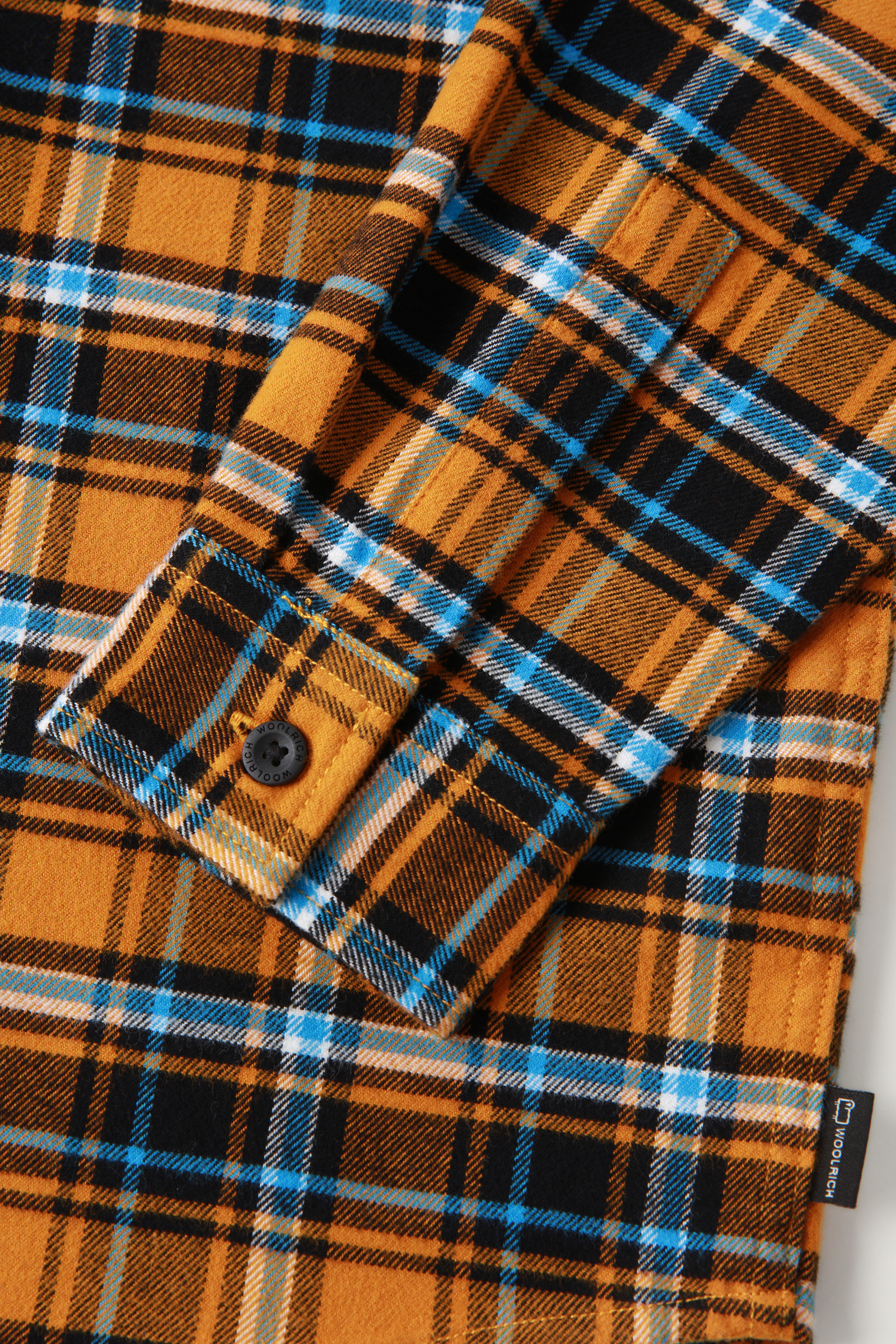 Camisa de franela para niños con estampado de cuadros Amarillo photo 4 | Woolrich