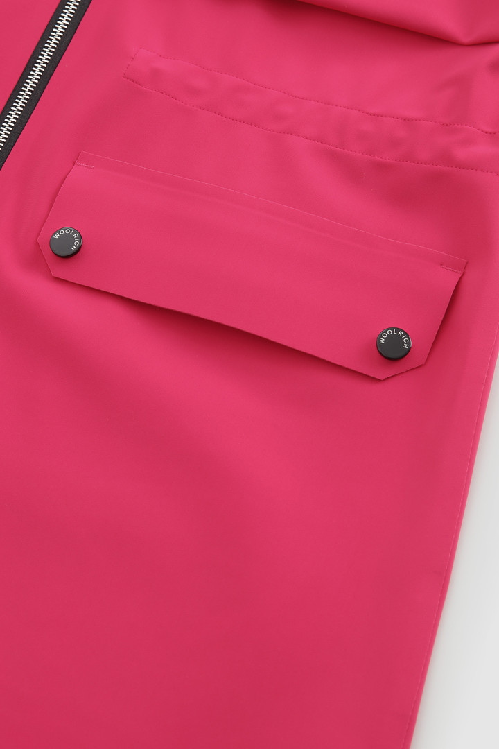 Pequea Long Jacket in Stretch Jersey Pink photo 8 | Woolrich