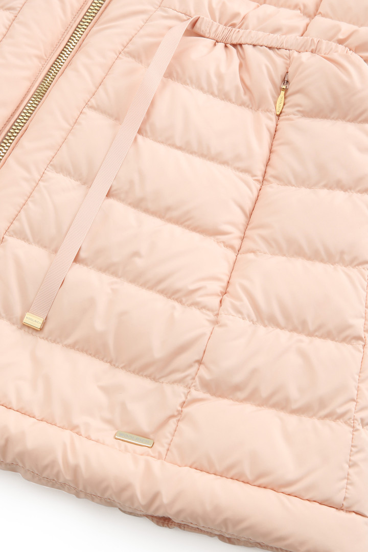 Gilet Hibiscus imbottito con cappuccio rosa photo 7 | Woolrich