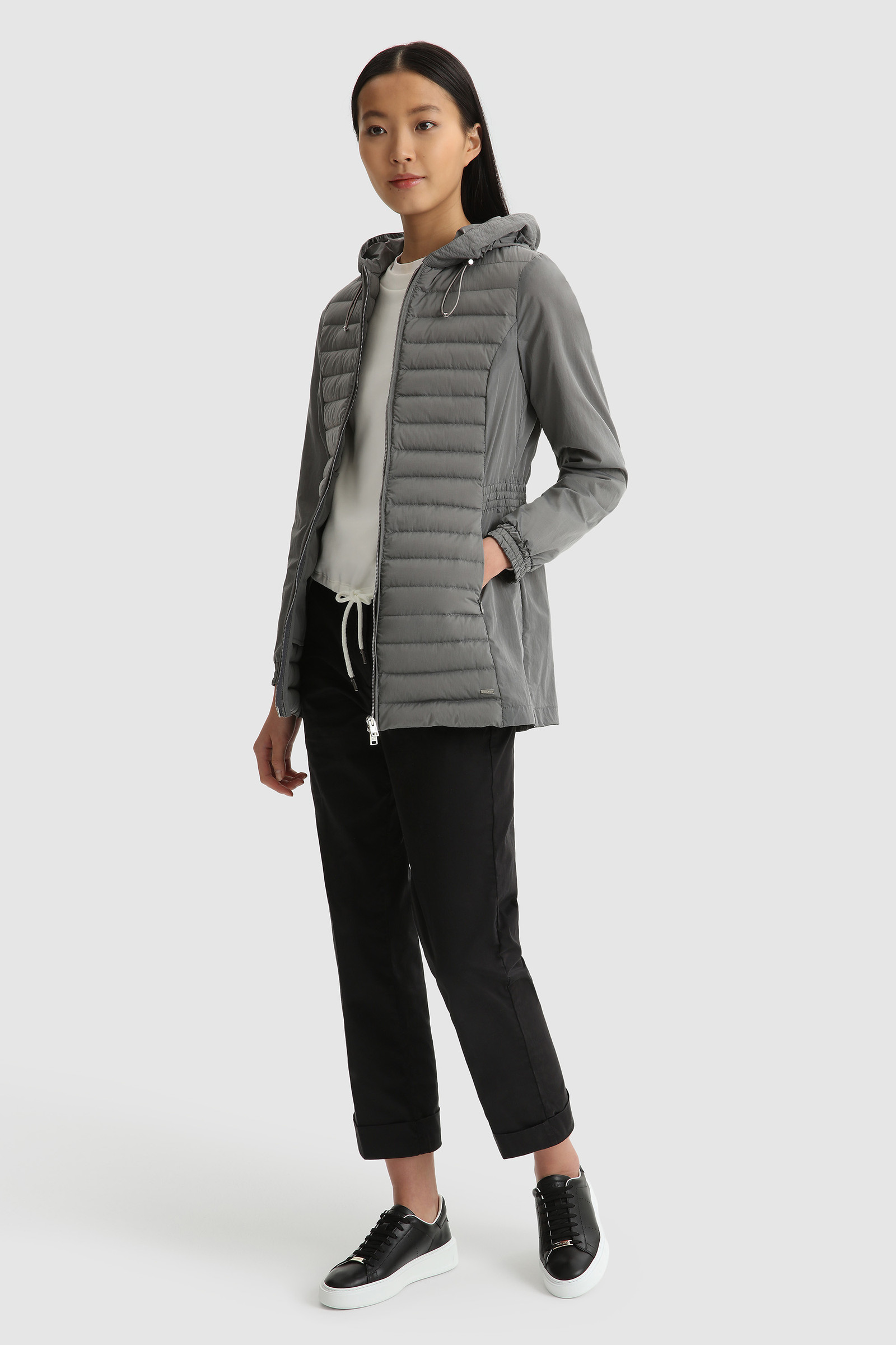 Violet Quilted Parka with Hood Black photo 2 | Woolrich