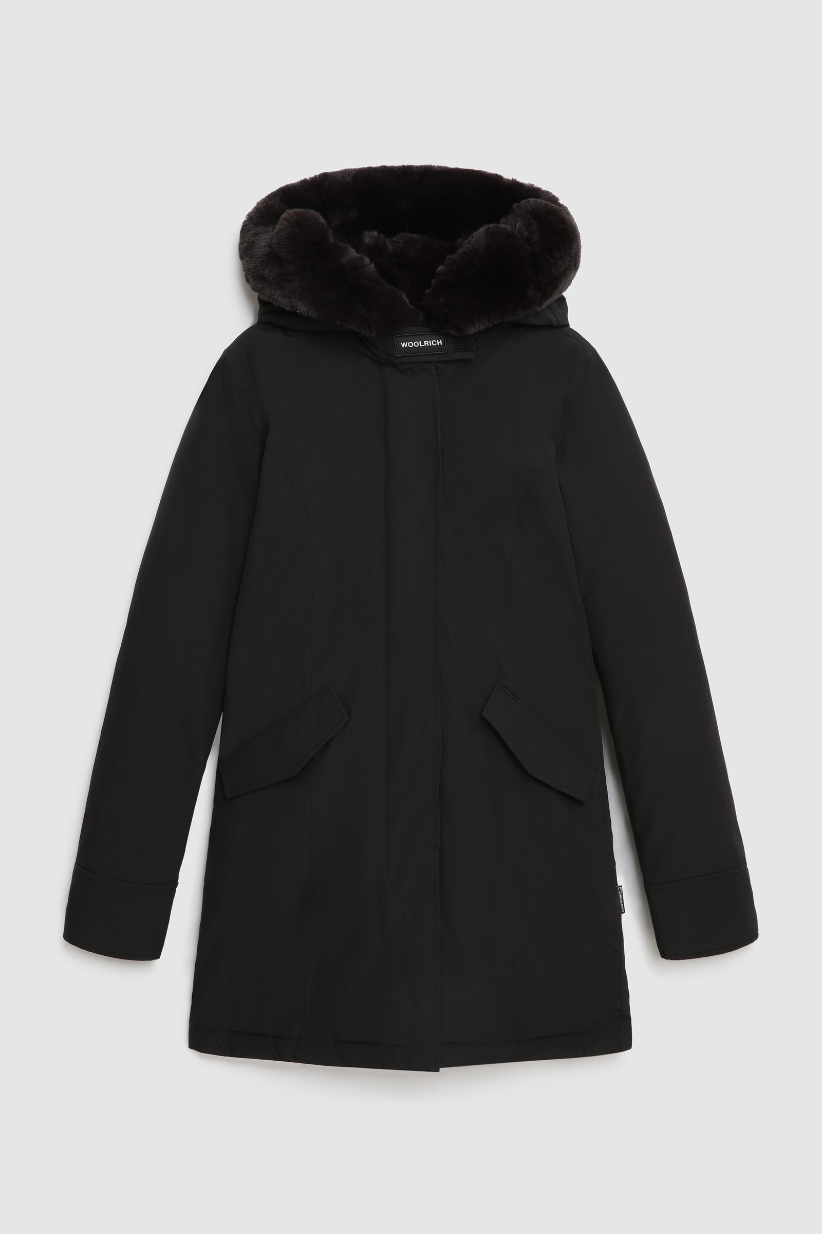 Beaker Parka met imitatiebont Zwart photo 7 | Woolrich