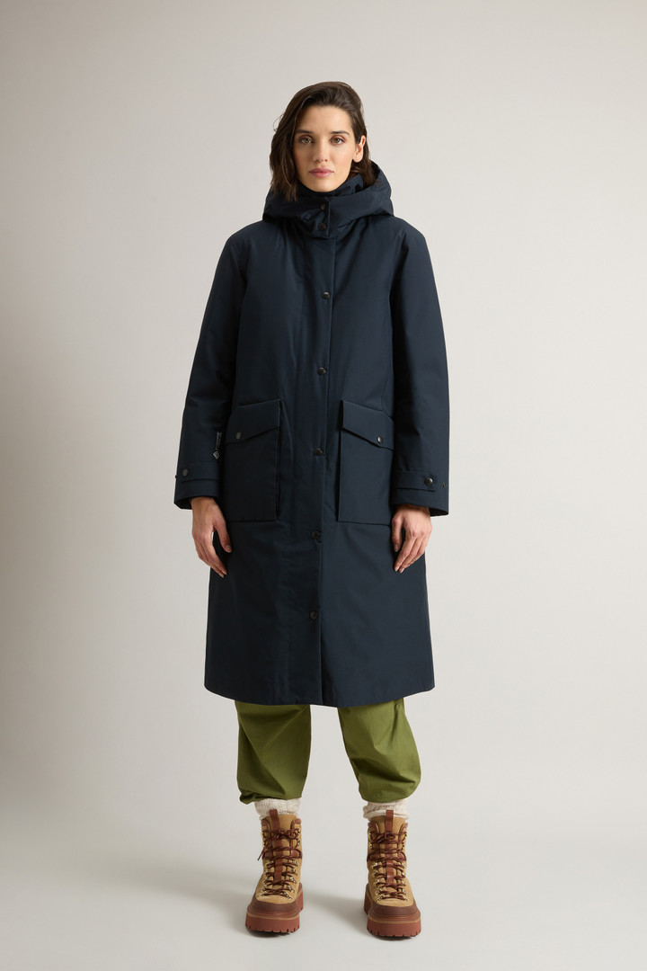 Mantel aus WINDSTOPPER GORE-TEX Blau photo 1 | Woolrich