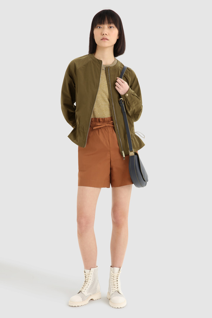 City Light Bomber with Drawstring Green photo 2 | Woolrich