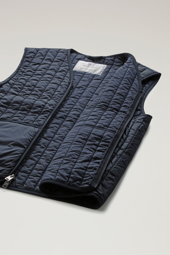 Quilted Vest in Recycled Pertex Quantum Blue photo 8 | Woolrich