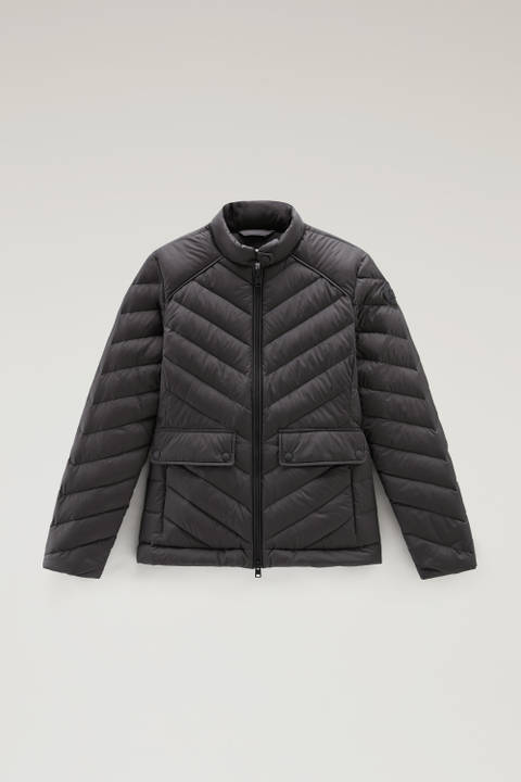 Veste courte rembourrée avec matelassage à chevron Noir photo 2 | Woolrich