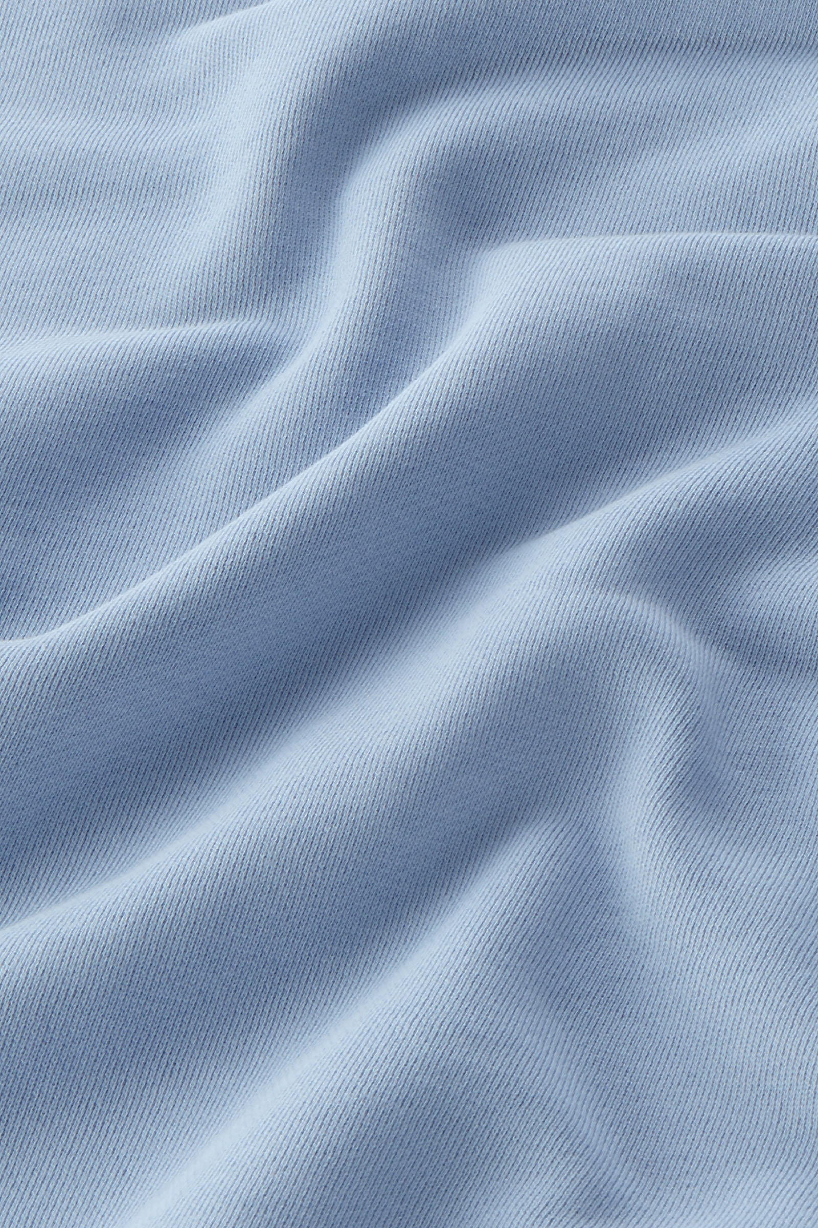Pure Cotton Crewneck with Three Quarter Sleeves Blue photo 8 | Woolrich