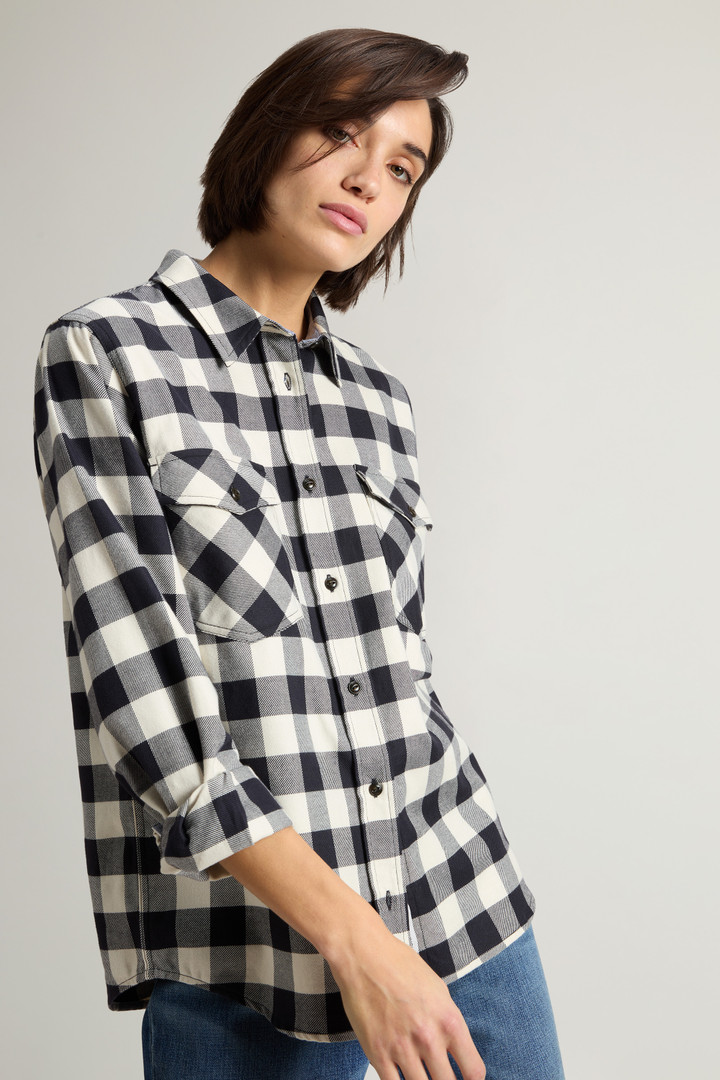 Flanell-Shirt mit Buffalo-Check-Muster Blau photo 4 | Woolrich