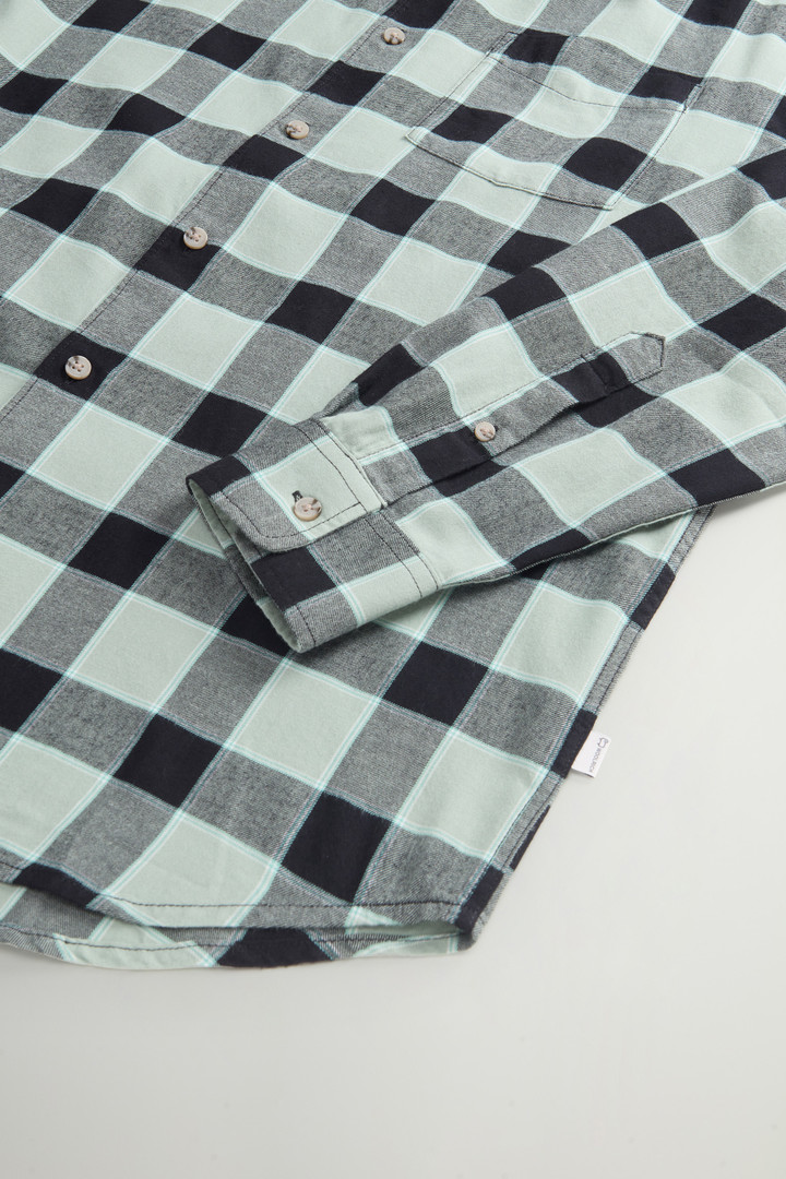 Karoshirt aus leichtem Flanell Grün photo 7 | Woolrich