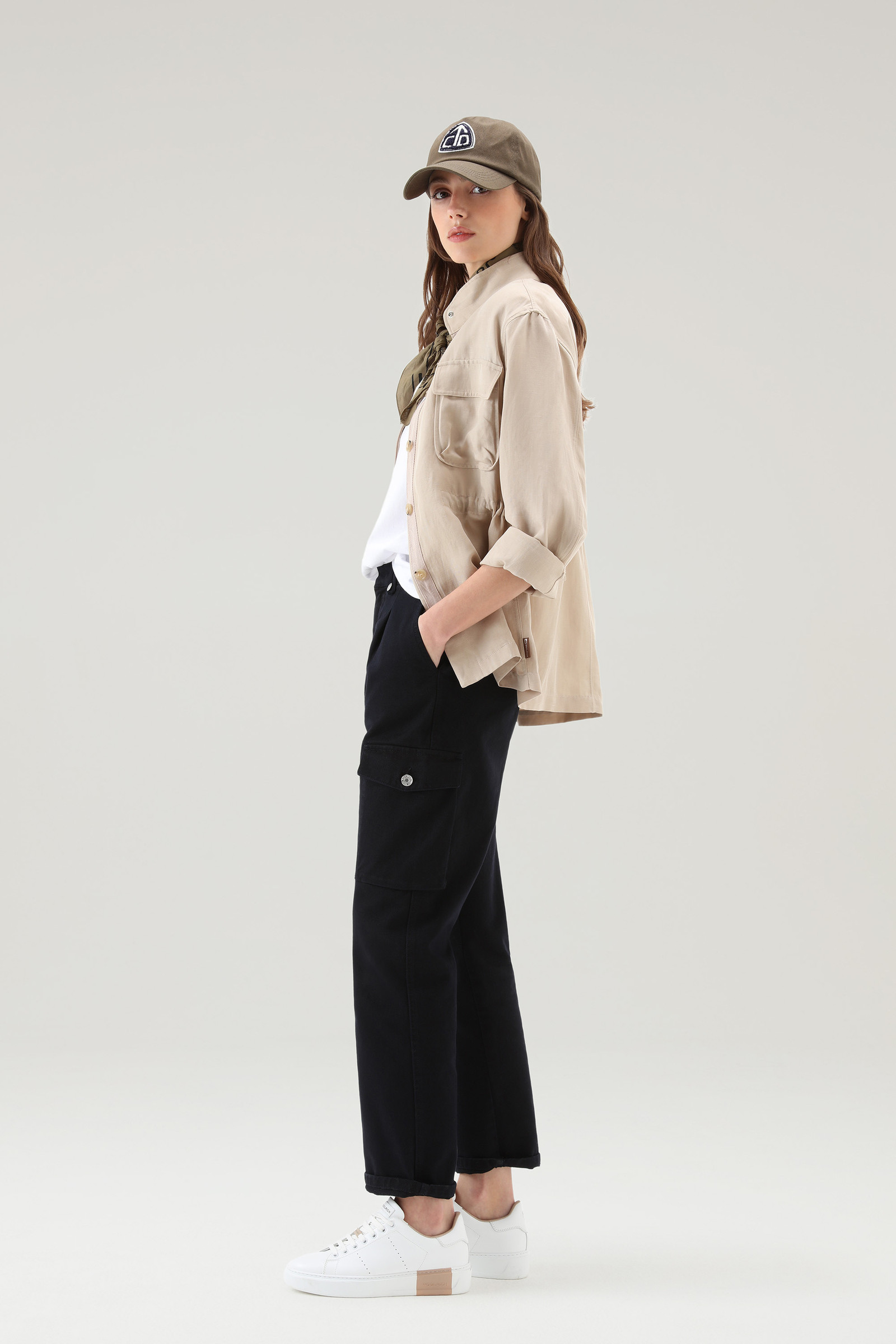 Utility-overshirt van linnen beige photo 2 | Woolrich