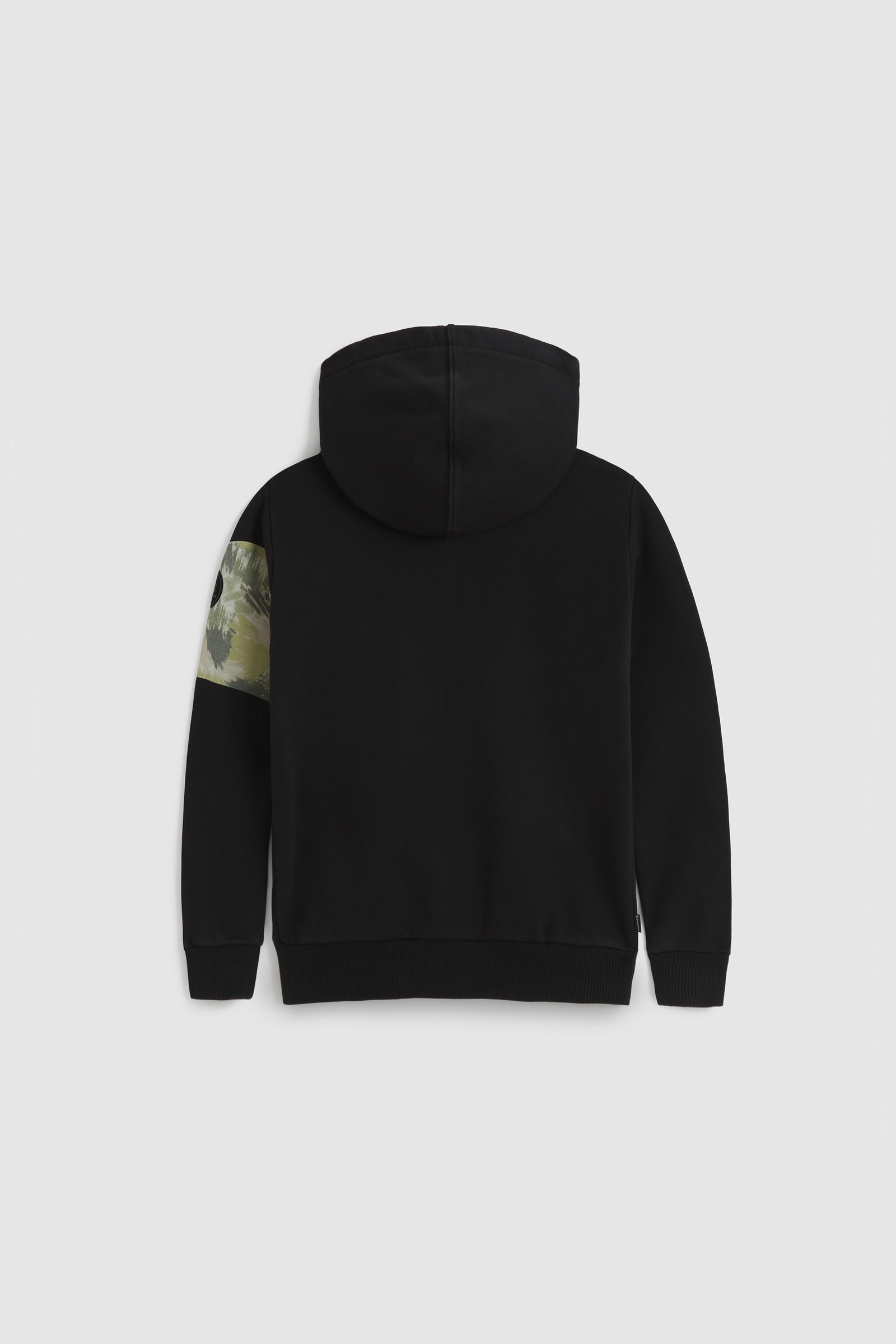 Boy's Hoodie with Camouflage Print Black photo 2 | Woolrich