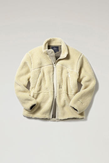 Terra Jacket in Wool Blend Sherpa Fleece White photo 1 | Woolrich