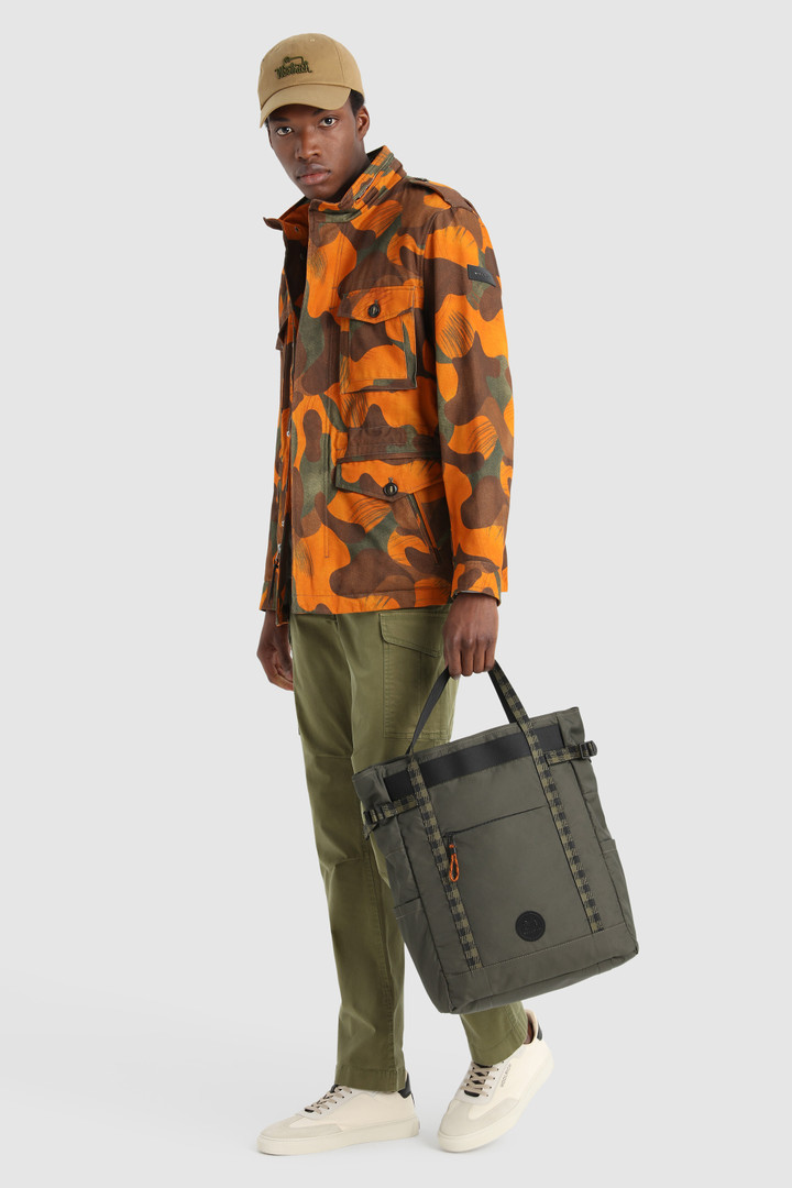 Garngefärbte Cargohose Grün photo 2 | Woolrich