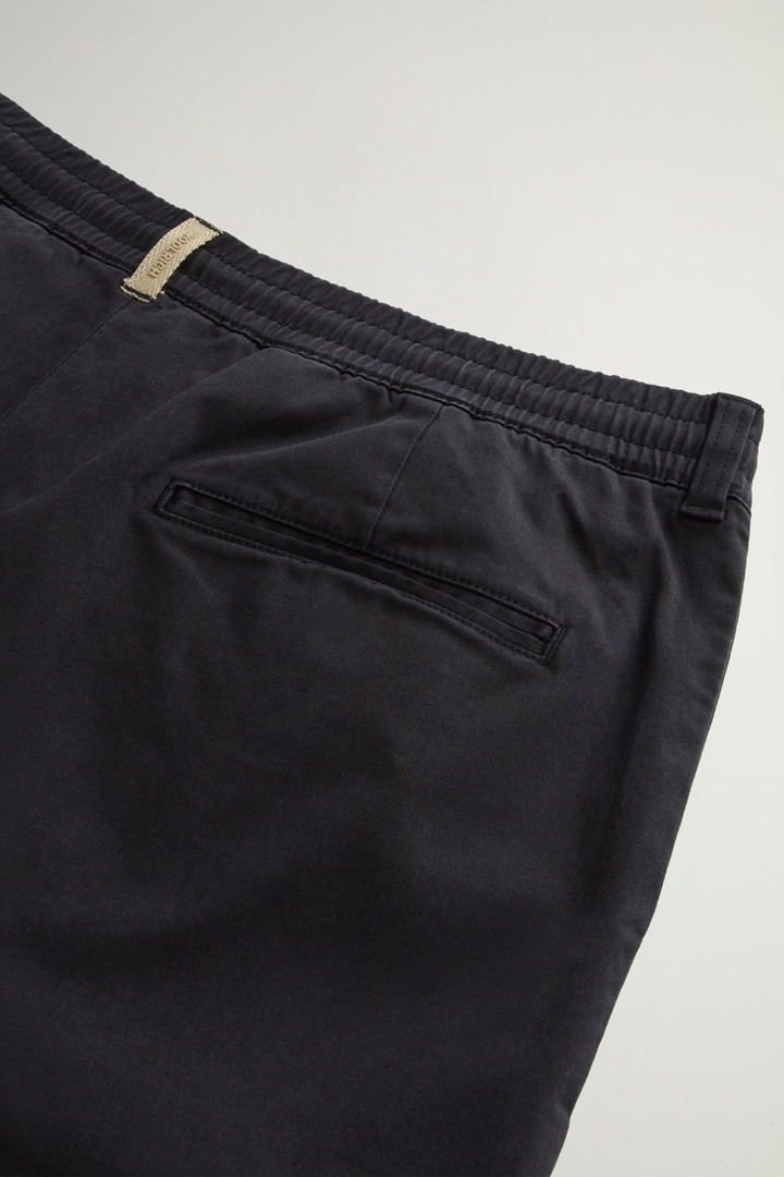 Stretch Cotton Twill Milton Pants Black photo 5 | Woolrich
