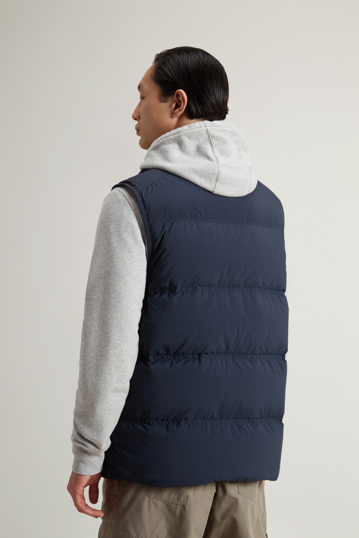 Garment-Dyed Quilted Nylon Vest Blue photo 3 | Woolrich