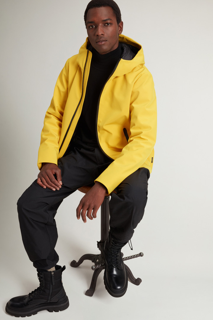 Veste Pacific en Tech Softshell Jaune photo 4 | Woolrich