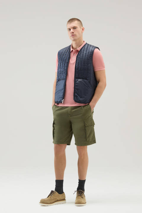 Quilted Vest in Recycled Pertex Quantum Blue | Woolrich