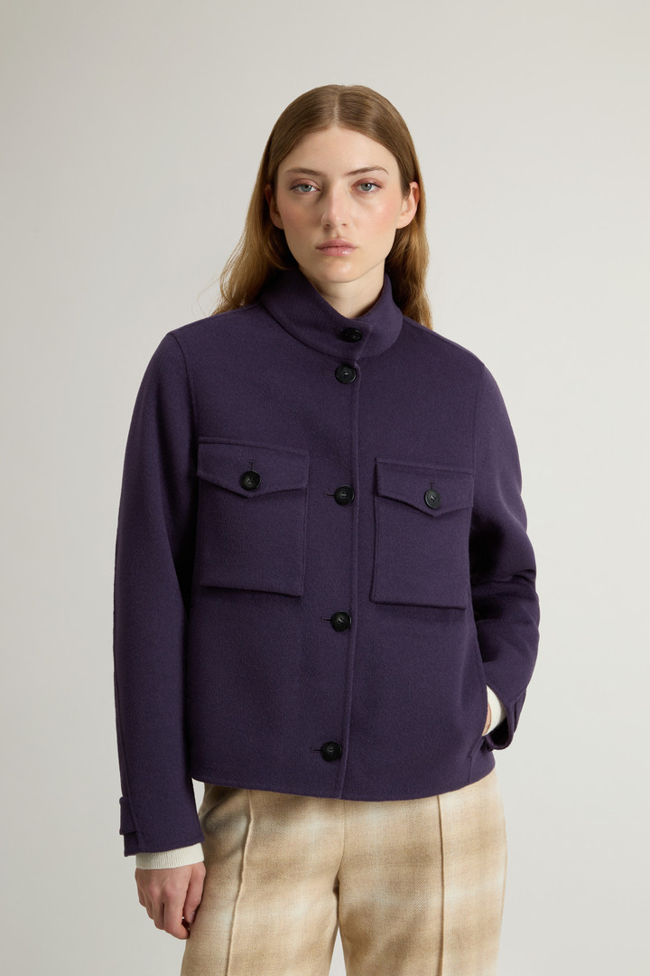 Wool-Blend Jacket Purple photo 1 | Woolrich