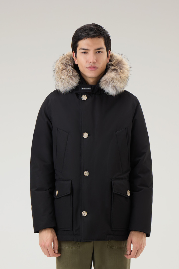 Arctic Anorak in Ramar Cloth with Detachable Fur - Men - Black