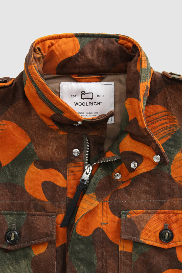Chaqueta Easton Field de algodón de camuflaje naranja photo 5 | Woolrich