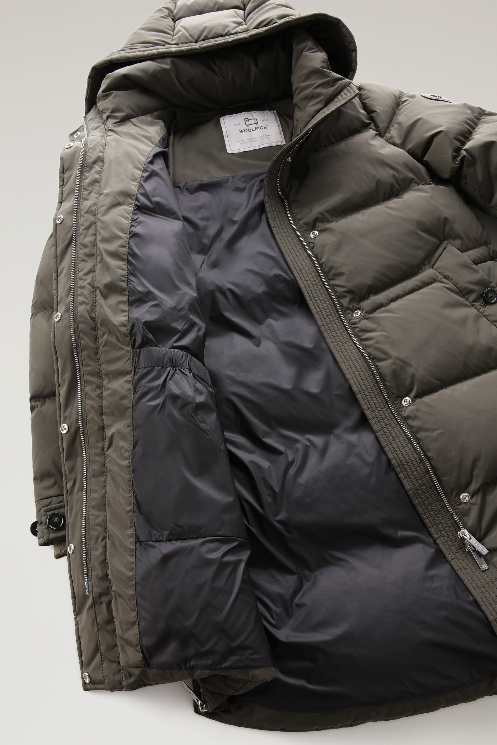 Alsea Hooded Down Jacket Green photo 11 | Woolrich