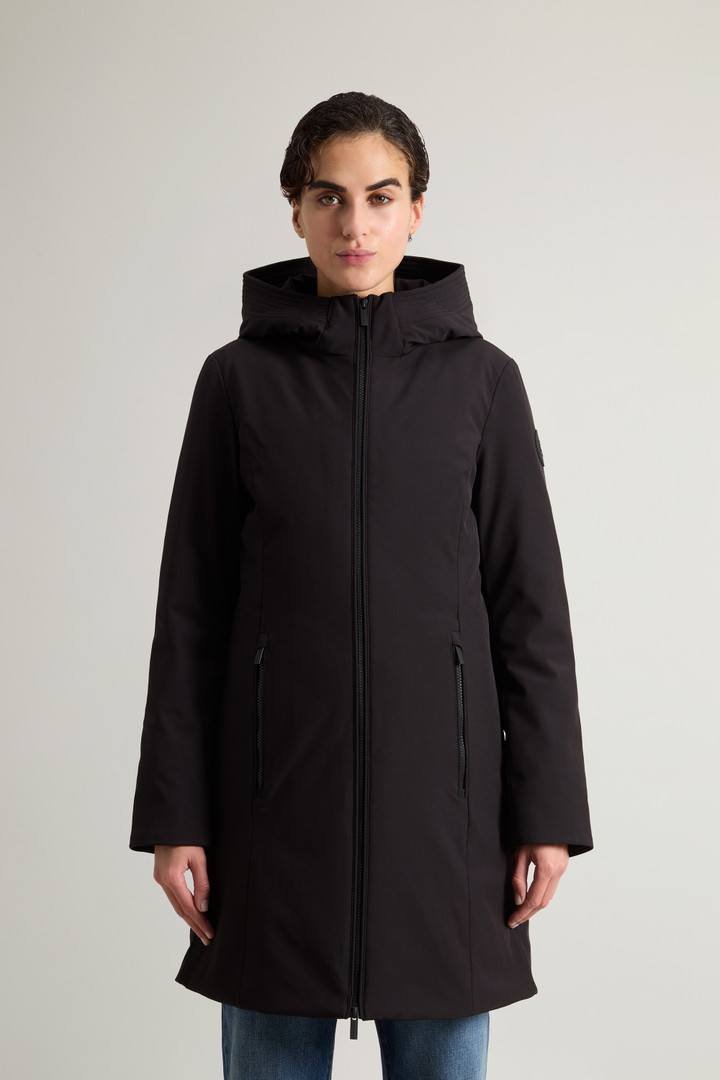 Firth Parka de Tech Softshell Negro photo 1 | Woolrich