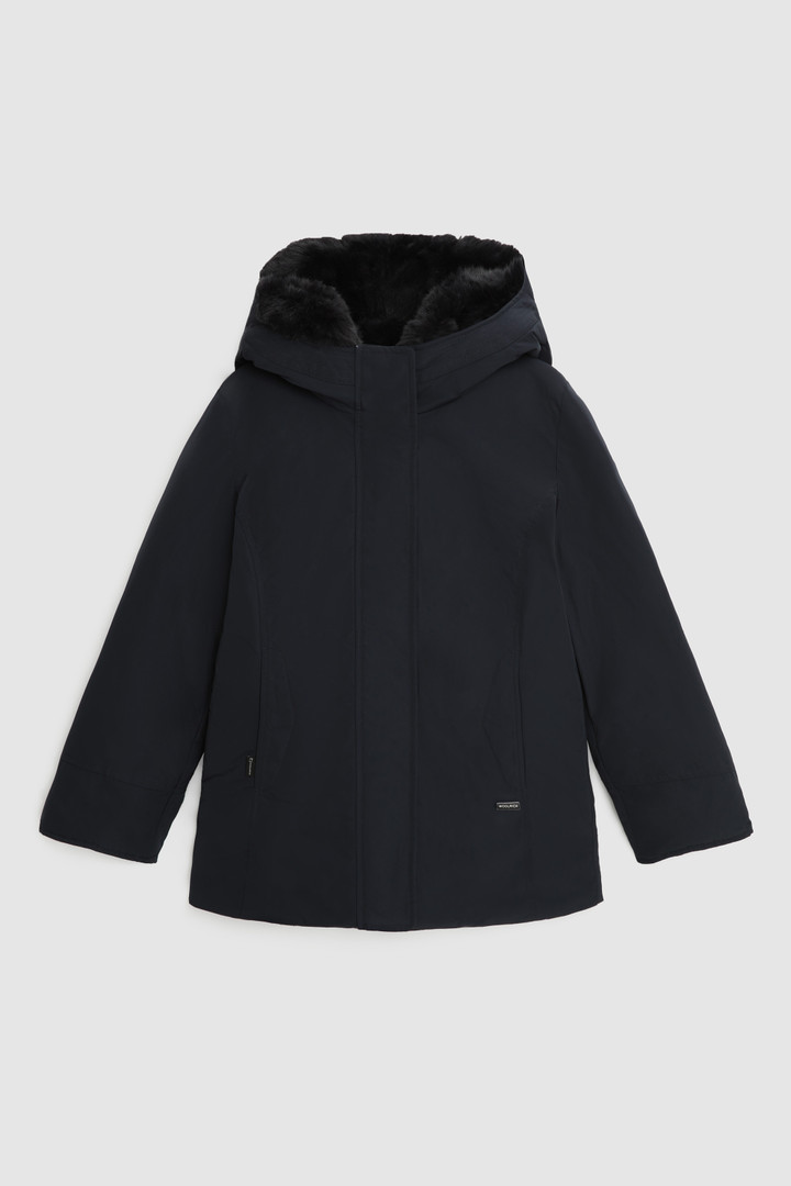 Luxury Boulder Parka da bambina con pelliccia ecologica