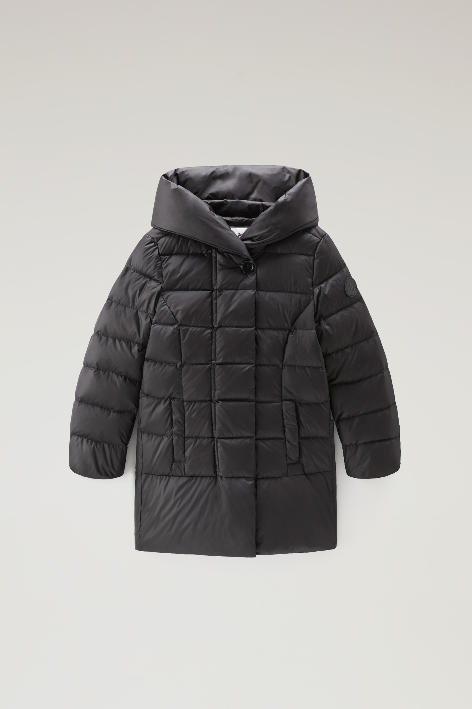 Girls' Microfiber Puffy Parka Black | Woolrich