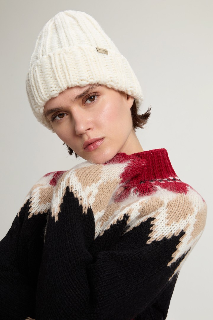 Trui met Fair Isle-patroon van wolmix en mohair Rood photo 4 | Woolrich